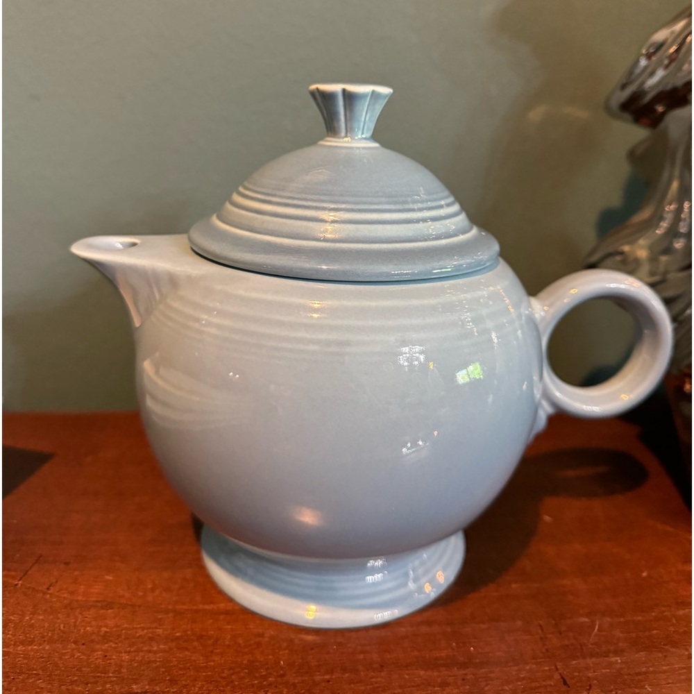 Vintage Retired Periwinkle Fiesta Ware Homer Laughlin Teapot